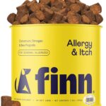 Finn Allergy & Itch for Dogs | Daily Support for Itchy Skin, Immune Health & Seasonal Allergies from Colostrum, Bee Propolis + Probiotics | 90 Soft Chews