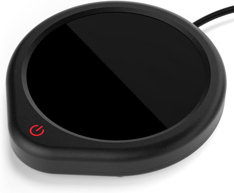 Coffee Mug Warmer, Cup Warmer for Desk with Auto Shut Off Smart Temperature Settings, Electric Beverage Tea Water Milk Heater for All Cups and Mugs, Heating Plate Candle Wax Warmer