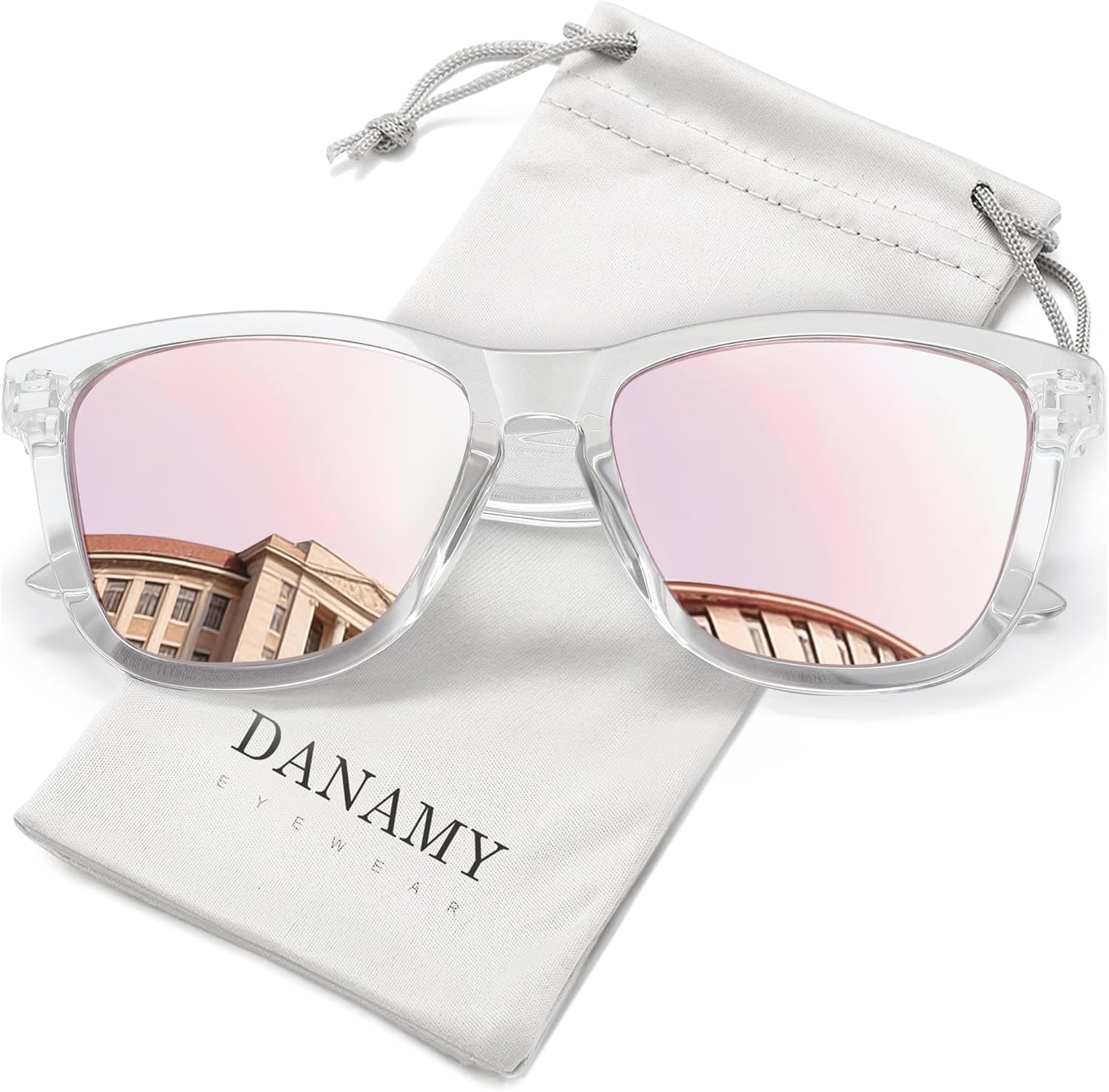 DANAMY Sunglasses Womens Polarized Sunglasses for Women Trendy Designer Mirrored UV400 Protection Sun Glasses DANAMY Sunglasses Womens Polarized Sunglasses for Women Trendy Designer Mirrored UV400 Protection Sun Glasses