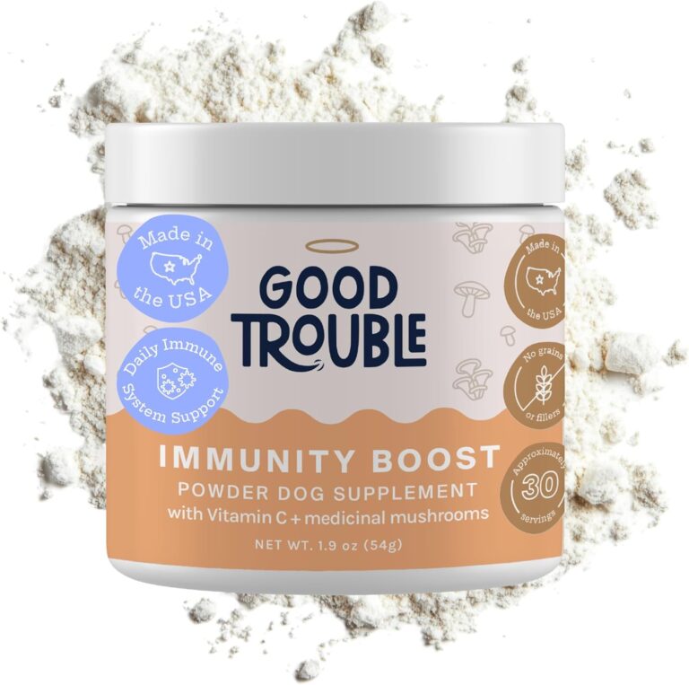 Dog Immune Support Supplement - All-Natural Turkey Tail Mushroom Powder - Beef Flavor - Vet-Formulated for Immune-Boosting & Gut Health - Easy Sprinkle Powder - Picky Eater Friendly