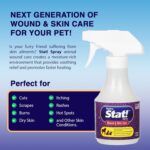 Pet Wound & Skin Care | First-Aid Treatment for Dogs, Cats, Horses | Natural Plant Based Ingredients | Speeds Healing of Cuts, Burns, Hot Spots, Skin Allergies | Soothing Anti-Itch Formula