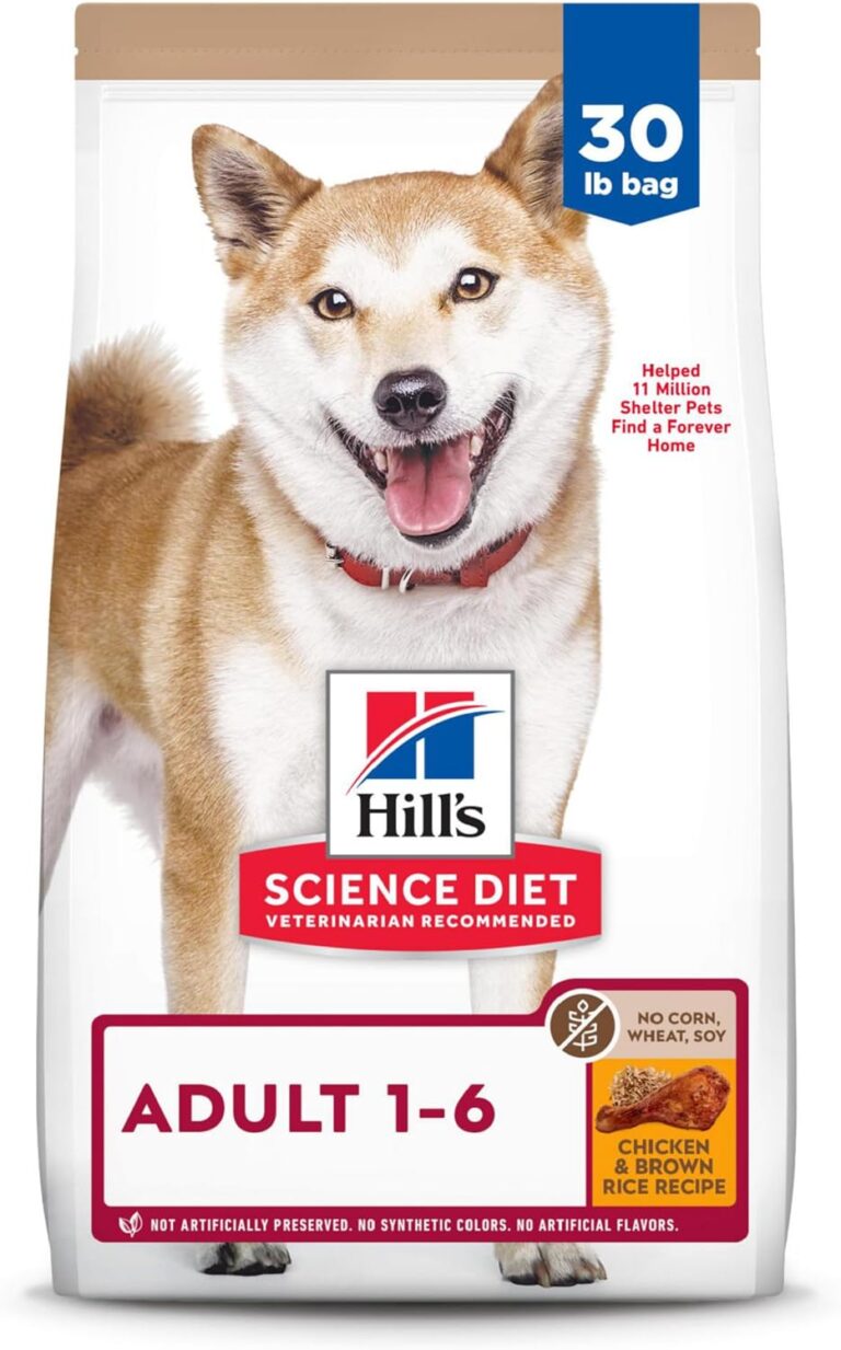 Hill's Science Diet Adult 1-6 No Corn, Wheat or Soy Dry Dog Food, Chicken, 30 lb. Bag
