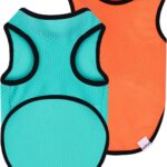 2 Pack Cooling Shirts for Dogs, Lightweight Mesh Breathable Dog Shirt for Small Dogs Boy, Sun-Protection Sleeveless Shirts for Dog&Cat Puppy Vest Pet Apparel P23ST00604S