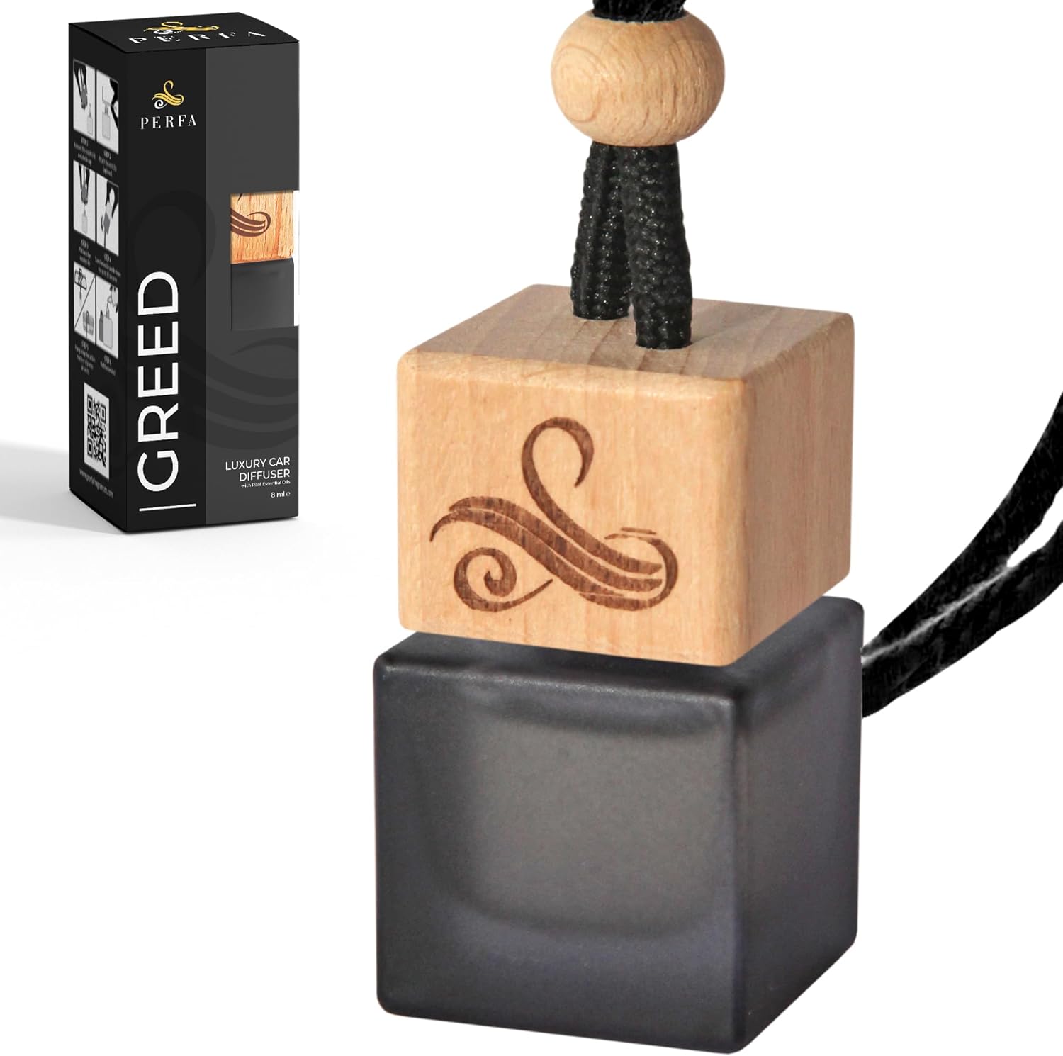 Greed Car Air Freshener for Men | Perfume Inspired Fragrances | Strong Car Freshener with Odour Eliminator Technology | Air Freshener | Long Lasting Automotive Freshener by Perfa Greed Car Air Freshener for Men | Perfume Inspired Fragrances | Strong Car Freshener with Odour Eliminator Technology | Air Freshener | Long Lasting Automotive Freshener by Perfa