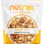 NuTrail Nut Granola Cereal, Honey Nut, No Sugar Added, Keto, Low Carb, Gluten Free, Grain Free, Healthy Breakfast 8 oz. 1 Count