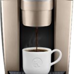 Keurig K-Elite Single Serve K-Cup Pod Coffee Maker, with Strength and Temperature Control, Iced Coffee Capability, 8 to 12oz Brew Size, Programmable, Brushed Gold