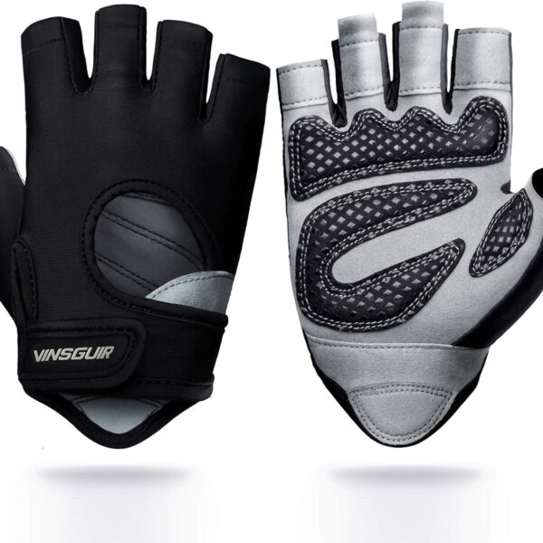 VINSGUIR Workout Gloves for Men and Women, Weight Lifting Gloves with Excellent Grip, Lightweight Gym Gloves for Weightlifting, Cycling, Exercise, Crosstraining, Pull ups, Fitness, Climbing and Rowing