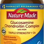 Nature Made Glucosamine Chondroitin Complex with MSM, Dietary MSM Glucosamine Chondroitin Supplement for Joint Support, 120 Caplets, 60 Day Supply