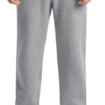 Fruit of the Loom Eversoft Fleece Elastic Bottom Sweatpants with Pockets, Relaxed Fit, Moisture Wicking, Breathable