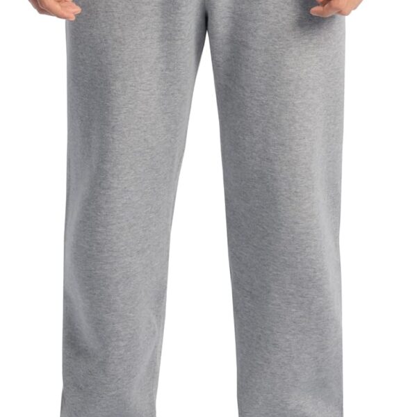 Fruit of the Loom Eversoft Fleece Elastic Bottom Sweatpants with Pockets, Relaxed Fit, Moisture Wicking, Breathable