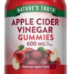 Nature's Truth Apple Cider Vinegar Gummies | 600 mg | 75 Gummies | Apple Flavor | Vegan, Non-GMO, Gluten Free Supplement