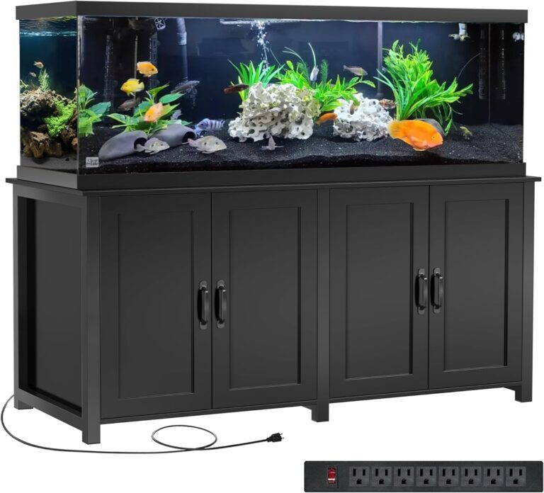 GDLF 100-150 Gallon Fish Tank Stand, 120 Gallon Tank Stand with 60"*24" Tabletop Fits 100/120/150 Volumns Aquariums,2200LBS Capacity Heavy Duty