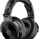 OneOdio Bluetooth Over Ear Headphones, 110 Hrs Wireless/Wired Stereo Sound Foldable Headsets with Deep Bass 50mm Neodymium Drivers for PC/Computer/Podcast- Studio Wireless Pro C, Black