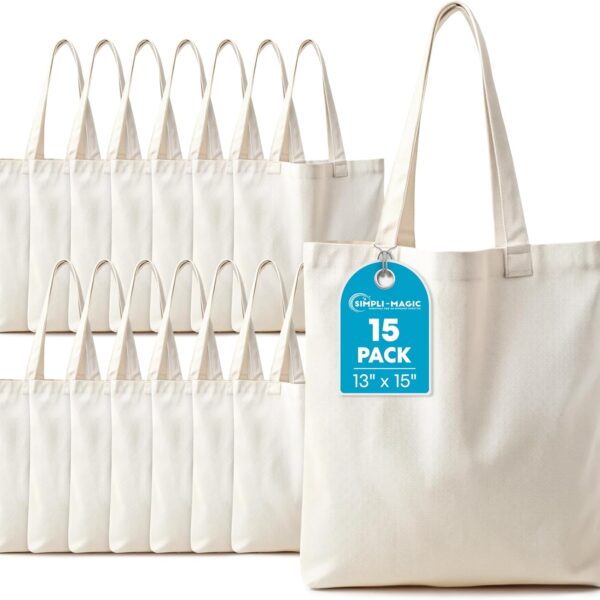 SIMPLI-MAGIC Canvas Tote Bags
