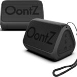 OontZ Angle Solo 2-Pack - Portable Bluetooth Speaker 5.0-5W Sound, 10-Hr Battery, 100ft Wireless Range, IPX5 Water-Resistant, Budget-Friendly Small Speaker for Travel, Party, Outdoor or Home (Black)
