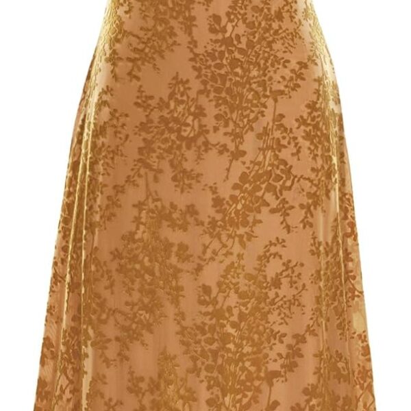 BTFBM Women's Summer Dress Sleeveless Spaghetti Strap Midi Dress Sexy Cowl Neck Floral Cocktail Dress Party Dresses