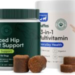 Wuffes Hip and Joint Supplement for Large Breeds and 23-in-1 Multivitamin Bundle