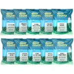 Gourmet Flavored Coffee Sampler Pack - 10 Bags of Unique Flavored Coffees  100% Specialty Grade 1 Arabica -1.5 oz Full-Pot Bags - Roasted by Door County Coffee