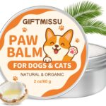Dog Paw Balm for Dogs & Cats  Natural Paw Care with Avocado Butter & Plant Oils, Soother for Dry, Cracked Pads, Pet Paw Care Cream Dog Nose Balm, 2 oz