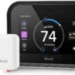 LEVOIT Smart Thermostat for Home, WiFi Programmable Digital Thermostat, Works with Alexa and Smart Sensor, Energy Saving, Large Touch Screen, C-Wire Adapter Included, DIY Install, Aura 400S, White