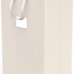 75L Large Laundry Hamper with Handles, Dirty Clothes Hamper for Bedroom Waterproof, Freestanding Tall Laundry Basket Waterproof, Hamper for Bedroom, Bathroom, Dorm, Toys Storage(Ivory