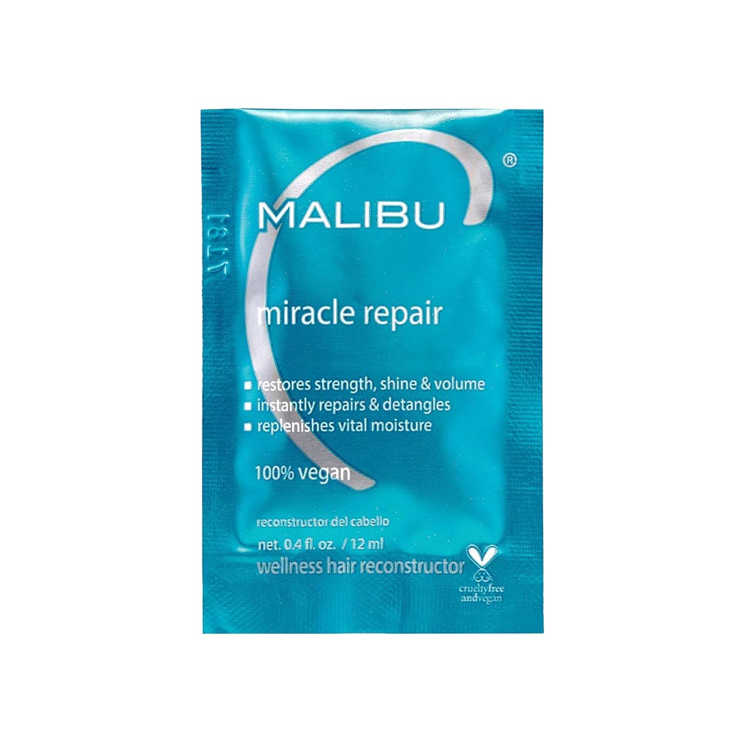 Malibu C Miracle Repair Hair Reconstructor - Nourishing Treatment for Weak, Damaged Strands - Flax Protein & Vitamin B5 for Moisture Malibu C Miracle Repair Hair Reconstructor - Nourishing Treatment for Weak, Damaged Strands - Flax Protein & Vitamin B5 for Moisture