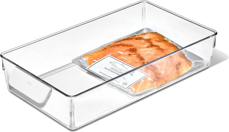 OXO Good Grips Fridge Organization Bin 8 in x 14 in - for Cheese, Meat, Fish and More