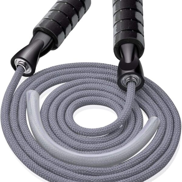Jump rope, Professional Weighted Jump rope workout, Adjustable Tangle-Free with Ball Bearings Exerciser Jump ropes for Cardio, Endurance Training, Fitness Workouts, Jumping Exercise
