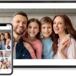 Digital Picture Frame, 10.1 Inch Picture Frame with 1280*800 HD IPS Touch Screen, Smart Digital Photo Frame Built-in 32GB Memory, Auto-Rotate Easy Setup to Share Photos or Videos via AiMOR APP (Black)