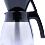 Melitta Pour-Over Coffee Brewer & Stainless Steel Carafe Set with Coffee Filters, 42 Ounce Set