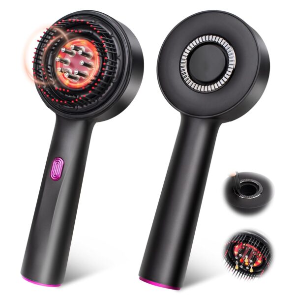 3 in 1 Scalp Massager Hair Growth Hair Oil Applicator,Electric Scalp Brush for Home,IPX7 Waterproof Electric Head Massager