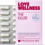 Love Wellness The Killer | Boric Acid Vaginal Suppositories | Balances pH & Supports Odor Control, a Healthy Vaginal Balance and Environment | Fast-Acting & Fragrance-Free | Gentle & Effective | 14 Ct