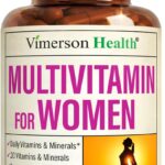 Multivitamin for Women with Methylated Vitamins and Chelated Minerals for Energy, Focus and Immune Health  Premium Daily Womens Multivitamins & Multiminerals  60 Capsules