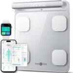 RunStar Smart Scale for Body Weight and Fat Percentage FSA&HSA Eligible, 8-Electrode Digital Bathroom Scale with BMI, Body Fat & Muscle Mass to 28 Body Composition and Printable Body Analysis Report