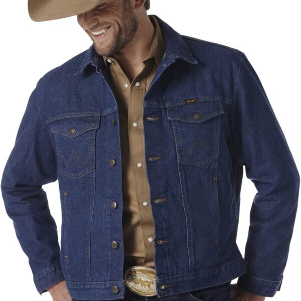 Wrangler mens Cowboy Cut Western Unlined Denim Jacket