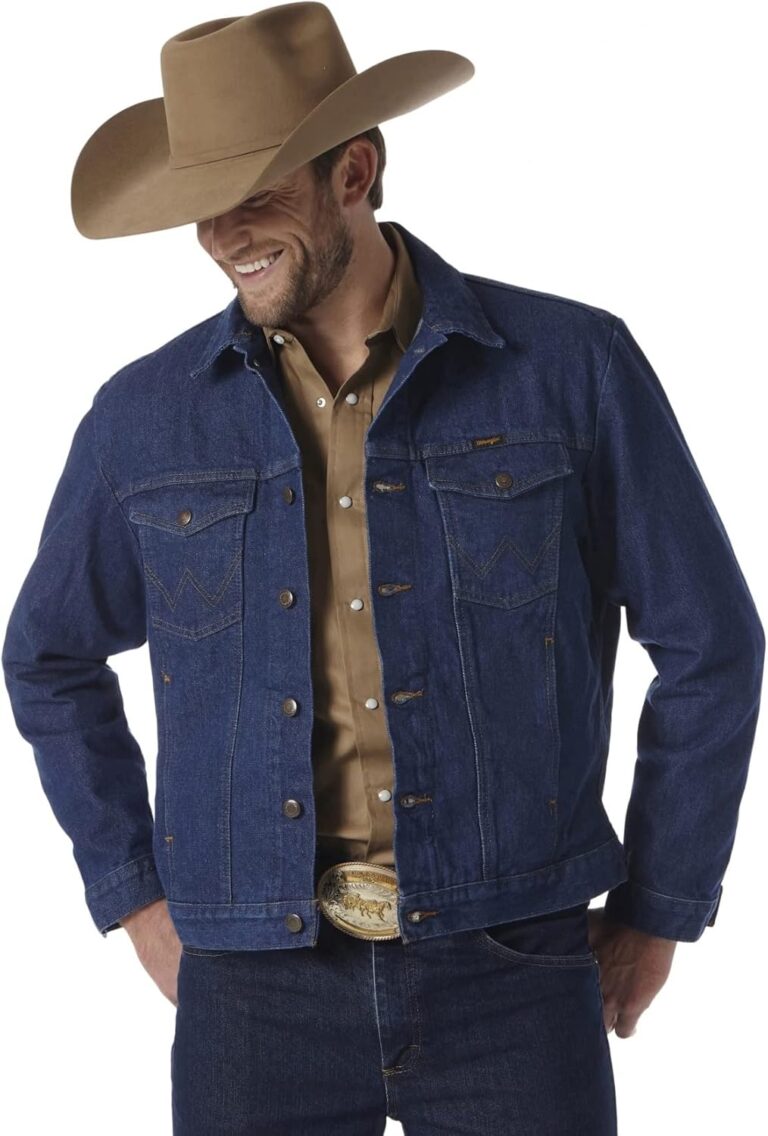 Wrangler mens Cowboy Cut Western Unlined Denim Jacket