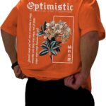 COZYEASE Men's Letter Graphic Tee Casual Short Sleeve Round Neck Summer Shirt Streetwear Top