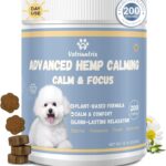 Calming Chews for Dogs with Natural Plant Extracts for Fireworks, Storms, Thunder, Barking, Separation, 200 Count