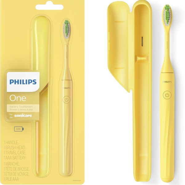 Philips Sonicare Battery Toothbrush, Mango Yellow, HY1100/02