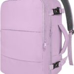 Taygeer Large Backpack for Women Travel Bag, Luggage Backpack for College Women with 15.6inch Laptop Compartment & Shoe Pouch, Carryon Bag for Airplane Business Travel Essentials, Orchid Purple