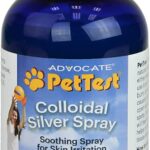 Colloidal Silver Spray Large 8oz/240ml Formulated for Dogs, Best Dog Antibiotic Treatment for Hot Spots, Burns, Irritations, Rashes, Wounds, Cuts & Scratches