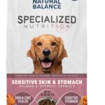 Natural Balance Specialized Nutrition Dry Dog Food with Salmon and Oatmeal for Dogs, Sensitive Skin & Stomach Dog Food, Natural Ingredients with Added Vitamins & Minerals - 22 lbs