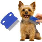 Pets&Goods Tear Stain Remover Comb Set for Dogs & Cats  Stainless Steel Eye Grooming Tool for Stains, Crust & Mucus  Gentle, Safe, Reusable  2 Pack