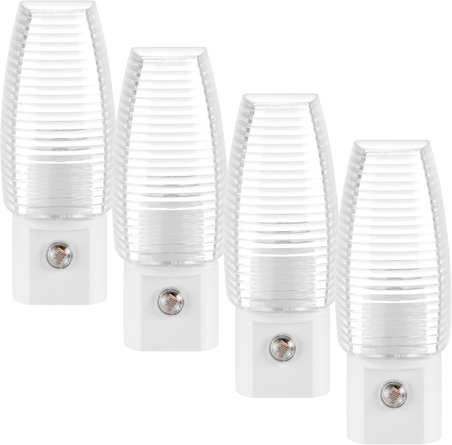 Maxxima MLN-16 LED Plug in Night Light - Features Auto Dusk to Dawn Sensor 5000K Daylight, 5 Lumens, Ideal for Bedroom, Bathroom, Hallway, and Senior Living Use - 4 Pack Maxxima MLN-16 LED Plug in Night Light - Features Auto Dusk to Dawn Sensor 5000K Daylight, 5 Lumens, Ideal for Bedroom, Bathroom, Hallway, and Senior Living Use - 4 Pack