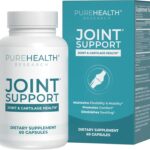 PUREHEALTH RESEARCH Joint Support NEM Eggshell Membrane with Boswellia Extract, Calcium & Turmeric, 60 Capsules