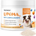 Dog Lipoma Treatment, L-Carnitine Supplement for Dogs, Helps Shrink Fatty Lumps and Bumps Naturally, Boosts Buddy Energy and Vitality, Guard Dogs Overall Wellness to Reduce Lipomas