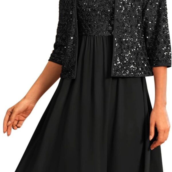 GRACE KARIN 2025 Mother of The Bride Dresses Wedding Guest Party Dress Two Piece Dress