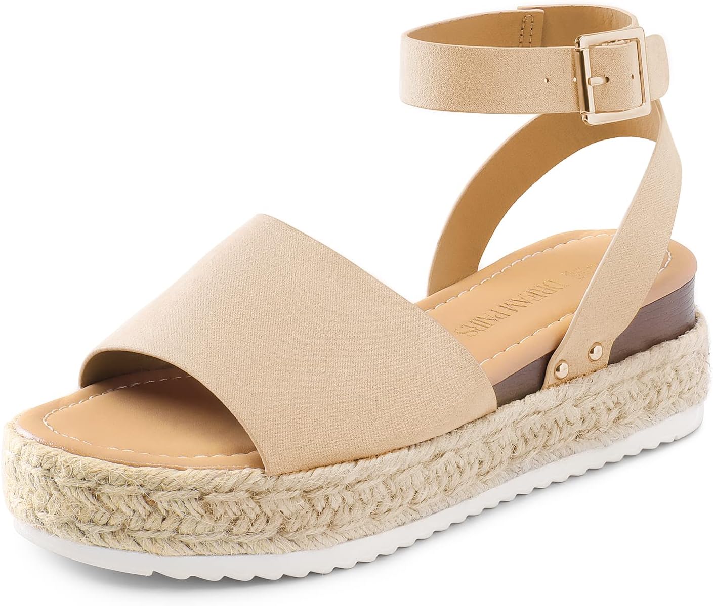 DREAM PAIRS Women's Platform Espadrilles Casual Ankle Strap Wide Wedge Sandals Comfortable Dressy Summer Shoes DREAM PAIRS Women's Platform Espadrilles Casual Ankle Strap Wide Wedge Sandals Comfortable Dressy Summer Shoes