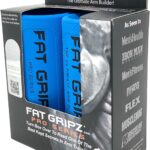 Fat Gripz - Thick Grips - Increased Muscle Fiber Activation - Bigger Arms (4x Men's Health Award Winner)