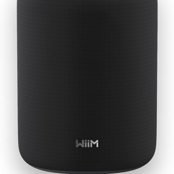 WiiM Sound Lite Smart Speaker, HiRes 24bit/192 kHz, AI RoomFit Room Correction, 100W Peak, WiFi 6E/Bluetooth 5.3, MultiRoom & Stereo Pairing, Black